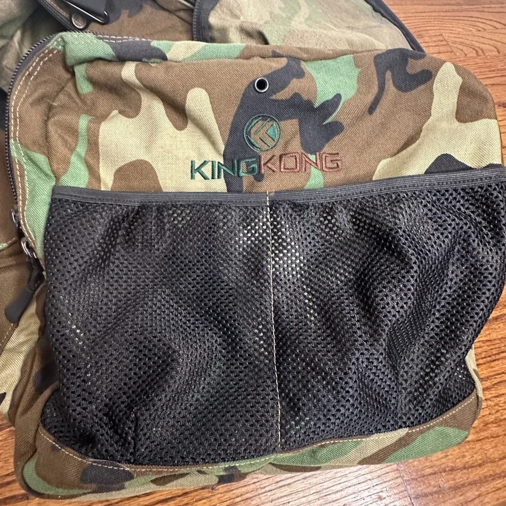 KNKG Original King Kong 3.0 Camo 45L Gym Duffel Bag Weightlifting Gym Workout